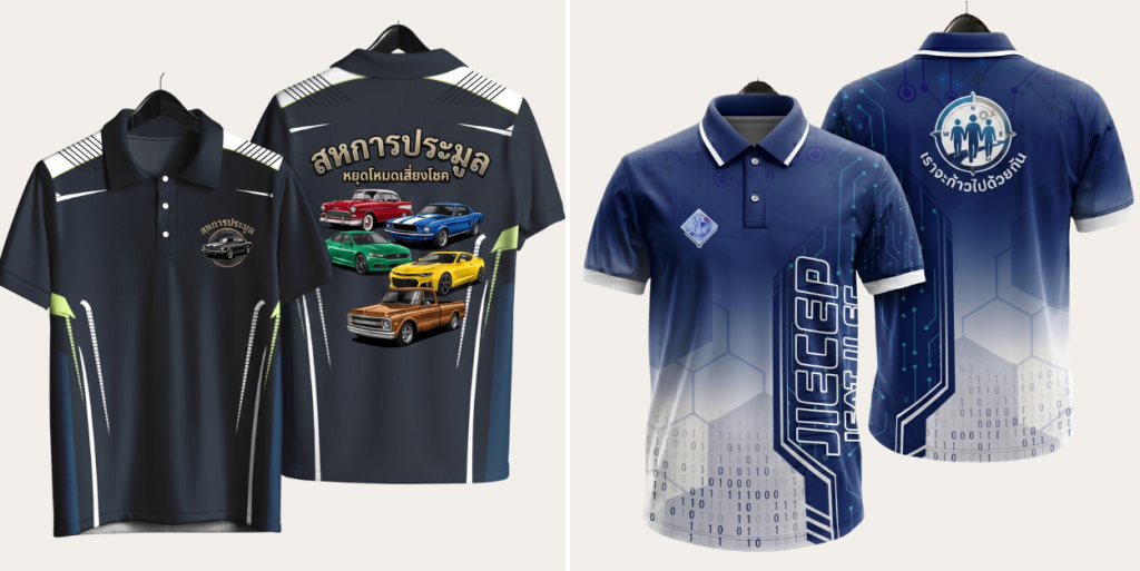 เสื้อโปโลพิมพ์ลาย12
