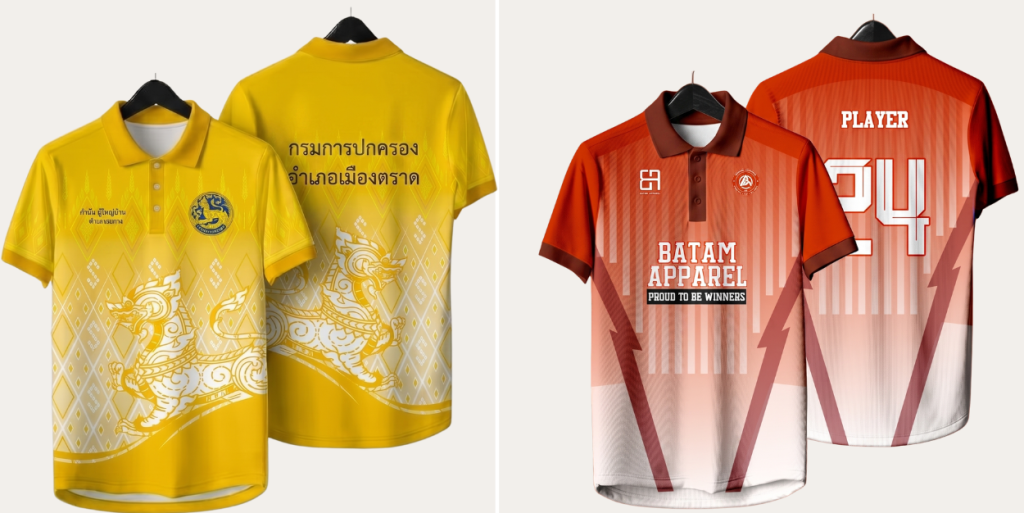 เสื้อยืดคอปกโปโลแบบที่1