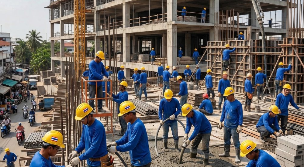 เสื้อคนงานแขนยาว เสื้อทีมงาน