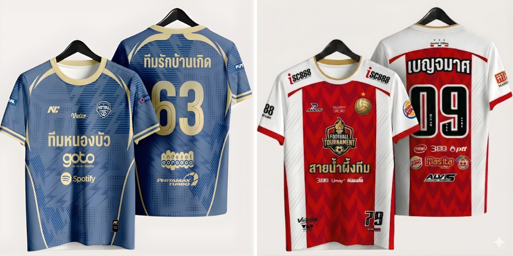 แบบเสื้อยืดพิมพ์ลายชุดที่ 1