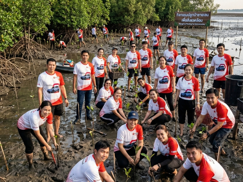 ควรเป็นทรงมาตรฐาน (Standard Fit) หรือหลวมเล็กน้อย (Loose Fit) เพื่อให้อากาศถ่ายเทสะดวก ไม่รัดรูปจนเกินไป พิมพ์ลาย ตามรุปแบบของงาน ใส่โลโก้ ข้อความบนตัวเสื้อ เพื่อบ่งบอกที่เป็เอกรักษ์ ของกลุ่ม ทีมงาน